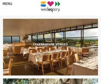 WedeqTory.com.au(Australian Wedding Services and Venue Directory) Screenshot