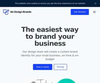 Wedesignbrands.co(Branding Packages for Business) Screenshot