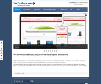 Wedevlops.com(We develop websites) Screenshot