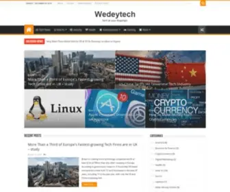 Wedeytech.com(Home) Screenshot