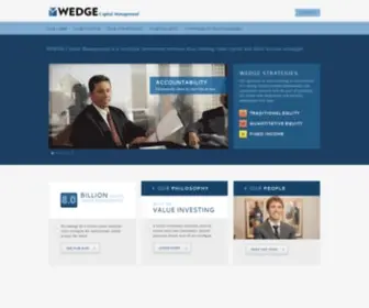 Wedgecapital.com(Wedge Capital Management) Screenshot