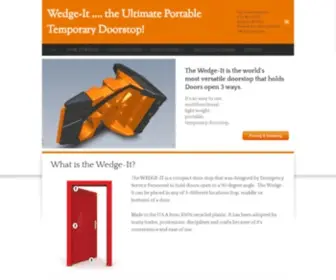 Wedgeit.com(The Ultimate Portable Temporary Doorstop) Screenshot