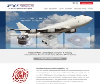 Wedgeproducts.com(Cleveland Custom Metal Stamping & Caps) Screenshot
