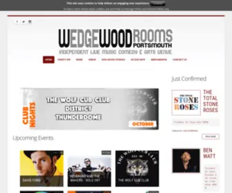 Wedgewood-Rooms.co.uk(The Wedgewood Rooms) Screenshot