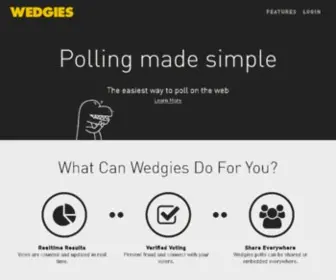 Wedgies.com(Realtime Web Polling) Screenshot