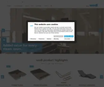 Wedi.de(Modulare Systemlösungen für Nassräume ) Screenshot