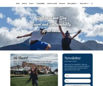 Wediditourway.com(We did it our way) Screenshot