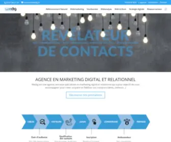 Wedig.fr(Agence Marketing Wedig) Screenshot