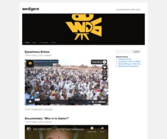 Wedigere.com(African Documentary Film) Screenshot