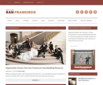 Wedinsanfrancisco.com(San Francisco Wedding Blog) Screenshot