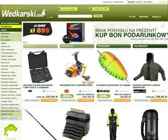 Wedkarski.com(Internetowy sklep wędkarski) Screenshot