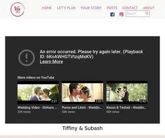 Wedo.lk(Sri Lanka's most comprehensive wedding website) Screenshot