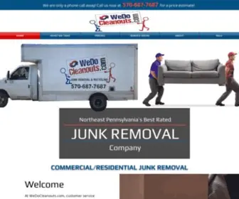 Wedocleanouts.com(Full-service Cleanout) Screenshot