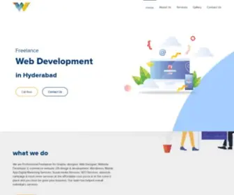 Wedodesigning.com(Freelance Website Developers & Digital Marketing services In Hyderabad) Screenshot