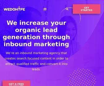 Wedohype.com(We’re an inbound marketing agency) Screenshot