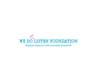 Wedolisten.org(We Do Listen Foundation) Screenshot
