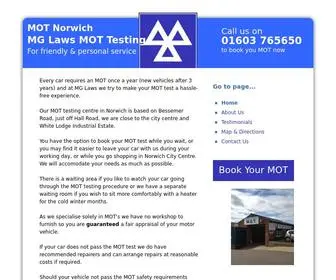 Wedomots.co.uk(MOT Norwich) Screenshot