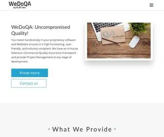 Wedoqa.com(WeDoQA by ALAS d.o.o) Screenshot
