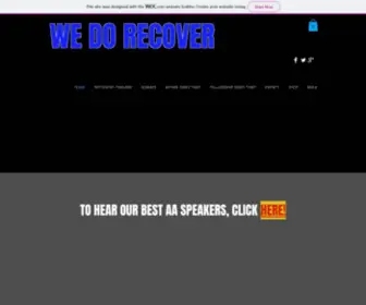 Wedorecover.net(We Do Recover) Screenshot