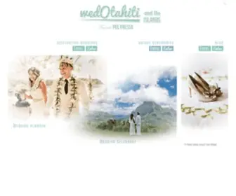 Wedotahiti.com(Tahiti Weddings & Elopements) Screenshot