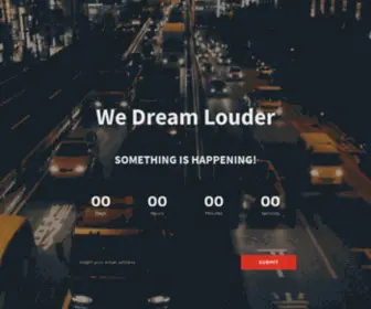 Wedreamlouder.com(We Dream Louder) Screenshot