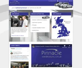 Wedriveyou.co.uk(Pinnacle Executive Cars) Screenshot