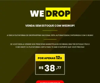 Wedropbr.com.br(We Drop) Screenshot