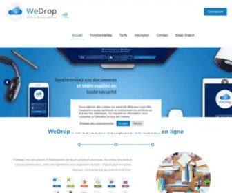 Wedrop.com(Solution professionnelle de partage de documents en ligne) Screenshot