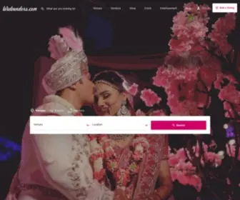 Wedvendors.com(Your Virtual Wedding Planner for Indian weddings) Screenshot