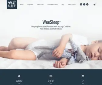 Wee-Sleep.com(Sleep struggles don’t just affect your infant. WeeSleep) Screenshot