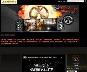 Weebattle.com(Wee Battle .com) Screenshot