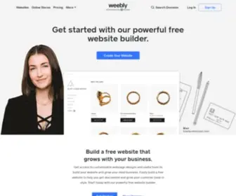 Weebley.com(Free Website Builder) Screenshot