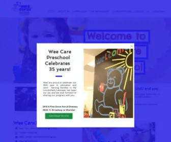 Weecare.com(Wee Care Preschool) Screenshot