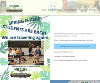 Weecocenter.com(Our Wildlife Ecology Center & Farm School) Screenshot