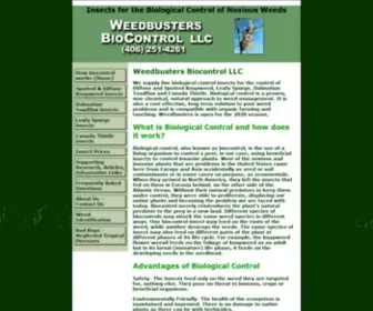 Weedbustersbiocontrol.com(Weedbusters) Screenshot