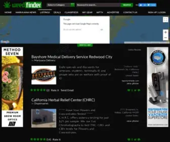 Weedfinder.com(Medical Marijuana Dispensaries In Los Angeles) Screenshot