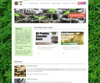 Weedinapot.com(Weed In A Pot) Screenshot