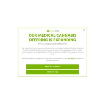 Weedmd.com(Licensed Canadian Cannabis Producer) Screenshot