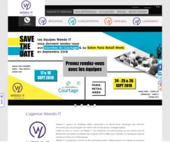 Weedoit.fr(Agence de marketing digital spécialisée à la performance) Screenshot