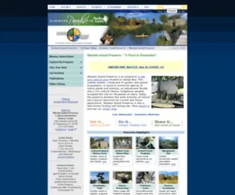 Weedonislandpreserve.org(Pinellas County Florida) Screenshot