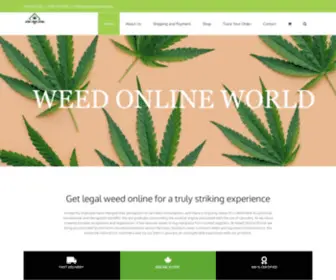 Weedonlineworld.com(Buy Weed Online) Screenshot
