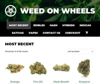 Weedonwheelsgta.com(Cannabis Delivery Toronto) Screenshot