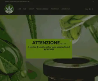 Weedpoint.it(Prodotti naturali e biologici realizzati con materie prime derivate dalla lavorazione della pianta della Canapa) Screenshot