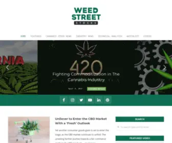 Weedstreetstocks.com(The Cannabis Investor) Screenshot