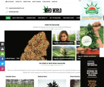 WeedWorldmagazine.org(Cannabis Magazine) Screenshot