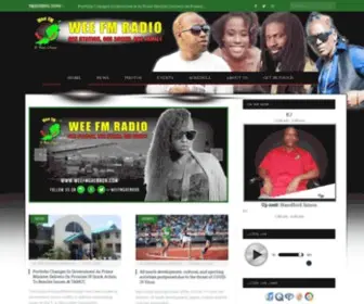 WeefmGrenada.com(Wee 93.3/9 FM Radio Grenada) Screenshot