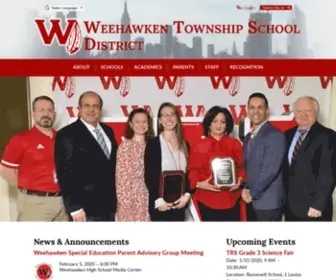 Weehawkenschools.net(Weehawken Township School District) Screenshot