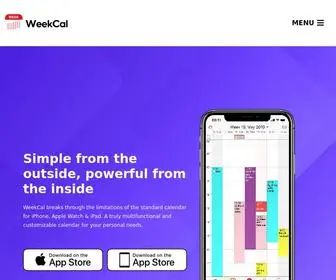 Weekcal.com(Most Powerful Calendar for iPhone & iPad) Screenshot