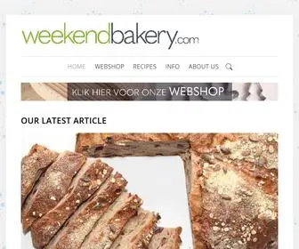 Weekendbakery.com(The place for the ambitious home baker) Screenshot
