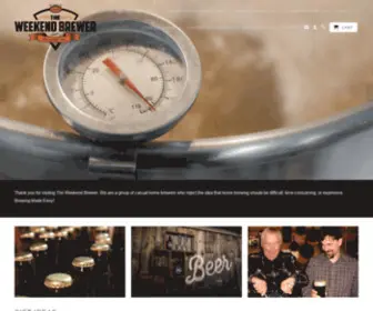 Weekendbrewer.com(The Weekend Brewer) Screenshot